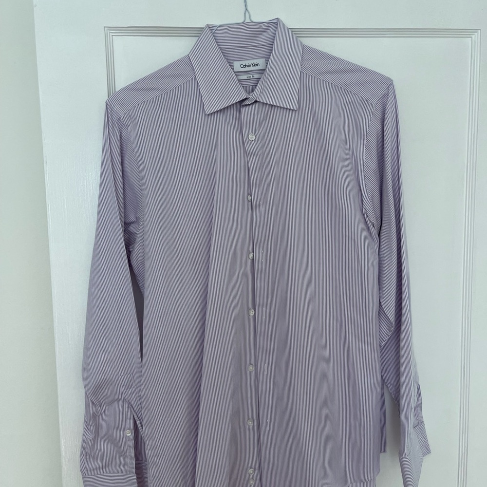 Purple Calvin Klein Slim Fit